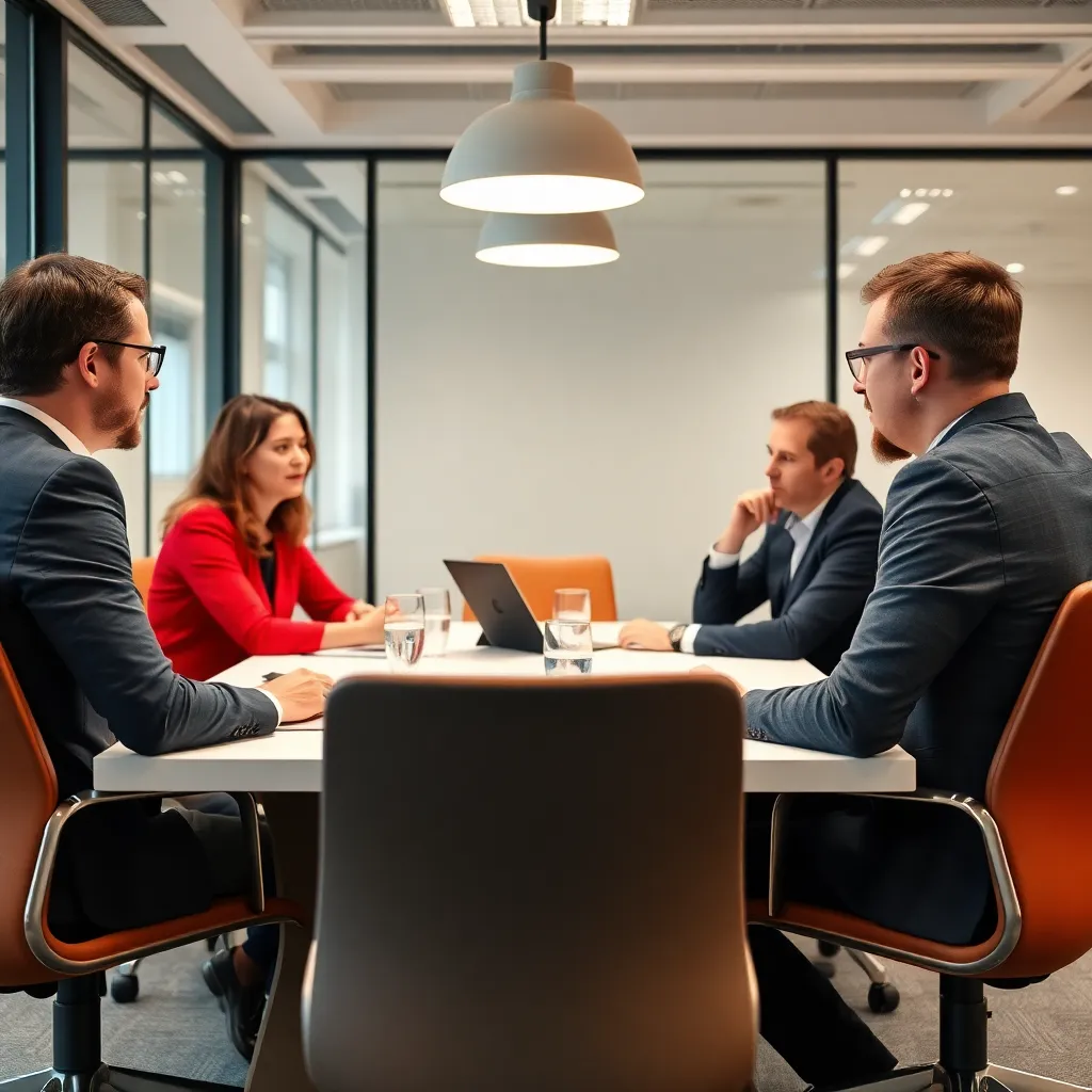 Belgische professionals in vergadering bespreken productiviteitsstrategieën