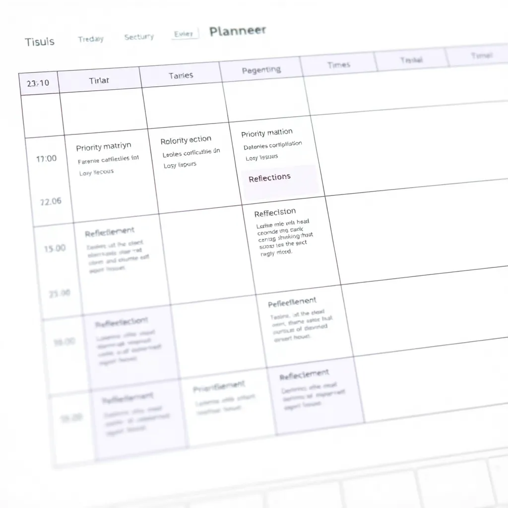 Detailoverzicht van de routineplanner met functionaliteiten uitgelicht