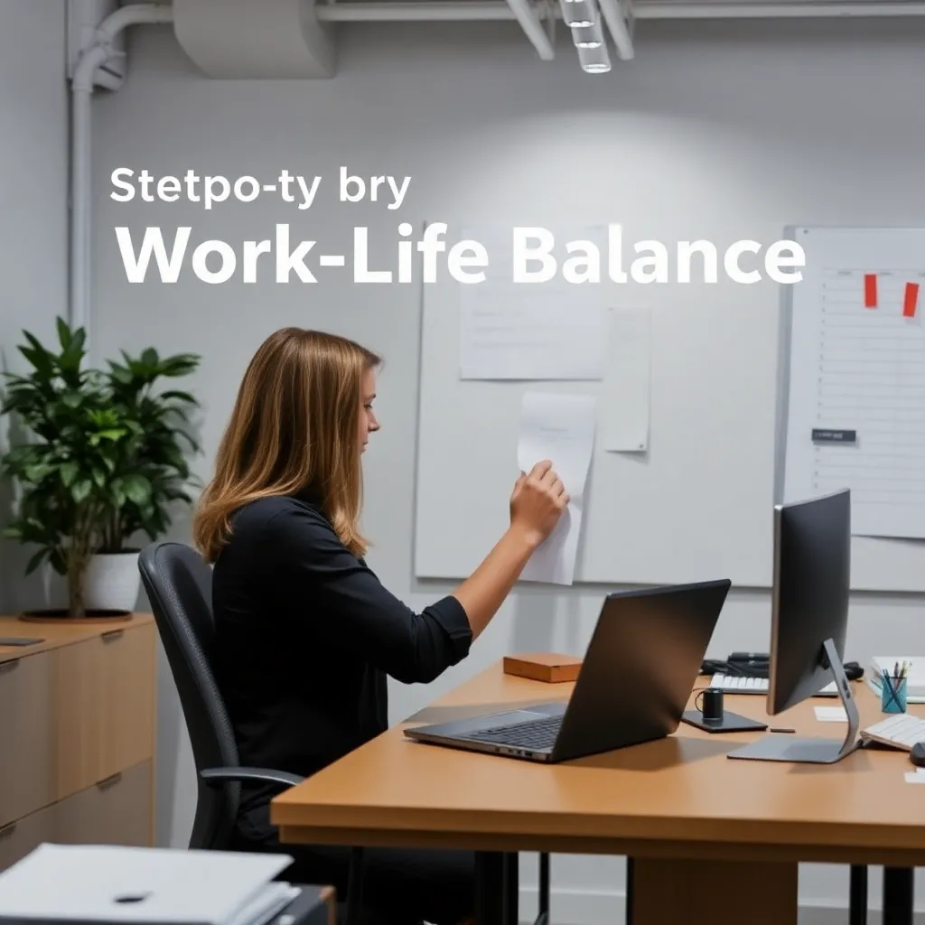 Stapsgewijze implementatie van werk-privé balans technieken gevisualiseerd in een Belgische werkomgeving